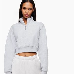COPY - NWOT - Aritzia TNA Cozy Fleece Perfect 1/4 Zip Sweatshirt